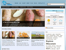 Tablet Screenshot of blog.explorewisconsin.com